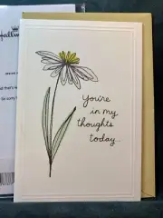 Hallmark Sympathy Condolences You’re in my Thoughts Card