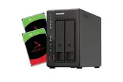 QNAP 253E 2-Bay 8GB NAS With 2X 4TB NAS HDD Bundle