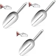 STOBAZA Pcs Ergonomic Handle Ice Cream Scoop Stainless Steel Trigger Shovel Kitchen Grain Scoop for Flour Candy Serving