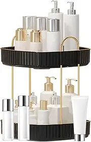 GkgWuxf Bathroom Counter Organizer - Cosmetic Display Case Rectangular Desktop Storage Box | Aesthetic Holder Rack Makeup Organization for Vanity Dressing Table