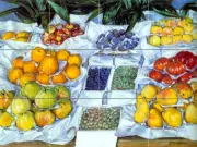 Art Gustave Caillebotte Apples Fruits Mural Ceramic Backsplash Tile #863