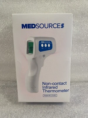 (2) Two Medsource Non-Contact Infrared Thermometer Model MS-131001
