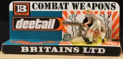 Britains Deetail WWII Brit 8th Army Vickers MG Team - Mint on MASTER card