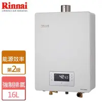 在飛比找ETMall東森購物網優惠-【林內Rinnai】RUA-C1620WF 屋內型強制排氣熱