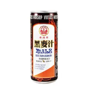 【崇德發】易開罐黑麥汁250mlx24罐