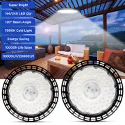 LED High Low Bay Lights 10000/20000LM Industrial Workshop Warehouse Factory Lamp