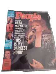 PEOPLE MAGAZINE April 1 1991 Reba McEntire VINTAGE Country Music FREE PRIOR SHIP