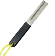 Black Double Side Diamond Sharpener Carp Fishing Hook Sharpening Tool Tackle ...
