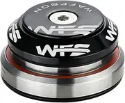 HY638 Full Integrated Headset 1-1/8-1.5 inch Tapered 7.8mm Top Cone, Black, HS07ZQLBK