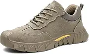 [BIAJIAZHUA] Steel Toe Work Boots Comfortable Lightweight Breathable, Steel Toe Shoes for Men/Women, Indestructible Safety Shoes Anti-Puncture Anti-Smash Anti-Colision(6)