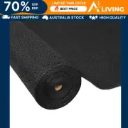 50% Shade Cloth 1.83x50m Shadecloth Sail Heavy Duty Black Garden Privacy C 00-BK