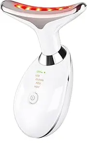 Facial Massager, White, Plastic/Silicone, Modern, All Skin Types, Anti Aging, Corded Electric, MICROCURRENT_FACIAL_MACHINE