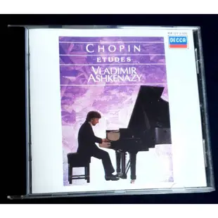 Vladimir Ashkenazy阿胥肯納吉-Chopin Etudes蕭邦24首練習曲輯德國全銀圈版無ifpi CD