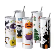 20oz Stainless Steel Blank Sublimation Tumblers - 50 Pack for DIY Creations
