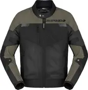 Spidi Equinox Net Windout, textile jacket , color: Black/Olive , size: XL