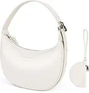 [KTMOUW] Crescent Shoulder Bag For Women,Cute Hobo Tote Handbag,Mini Clutch Purse,Underarm Purse Bag,Fashion Clutch Purses With Adjustable Strap And Small Wallet