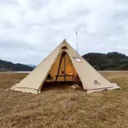 Tent With Fire Retardant Stove Jack 5~8 Person Teepee Tents For Family Outdoor