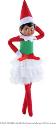 The Elf on the Shelf Claus Couture Merry Mistletoe Party Dress New