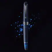 Penlux Masterpiece Delgado Fountain Pen in Firefly - Medium Point - NEW in Box