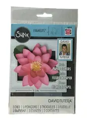 David Tutera ~ Sizzix Framelits Die Set ~ Large Lotus Flower ~ NEW!