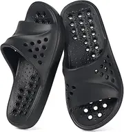 [KVbabby] Shower Shoes for Kids Massage Pool Slides with Arch Support Quick Drying Boys Girls Beach Sandals Non Slip Summer Bathroom Indoor House Slippers with Drain Holes