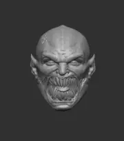 Baraka v1 custom head for Mortal Kombat and other action figures