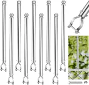 9 Pcs 1-3/8" Chain Link Fence Post Extender 20 Inch Extension Height Galvanized