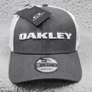 OAKLEY 9FORTY BASEBALL CAP NEW ERA HAT MENS ONE SIZE BLACK SNAPBACK MESH NWT