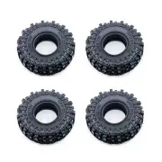 4Pcs 1/10 RC Car 110mm Rubber Wheel Tires For Axial SCX10 4WD D90 TF2 TRX-4