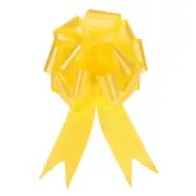 10pcs 6 Inch Large Pull Bow Big Gift Wrapping Ribbon Yellow for Christmas Bow