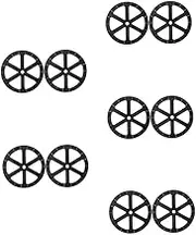 HOLIDYOYO 5sets Rotating Plate for Mirror Turntable Swivel Base Rotating Display Platform Plate DIY Craft Turntable 2pcs*5