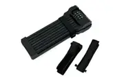 Jetblack Combo Folding Lock 1200mm Reset 4-digit