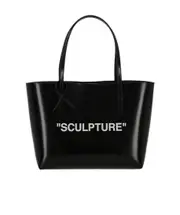 Off-White Slogan Printed Top Handle Bag One size Black