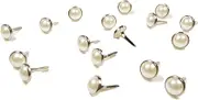 Brads for Crafts & Scrapbooking Round Pearl Brads 10mm Light Ivory Approx 100
