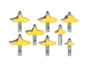YONICO Router Bits Table Edge Set 8 Bit 1/2-Inch Shank 13829