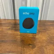 NEW EchoPop Alexa Smart Speaker Full Sound Bluetooth Amazon - Black