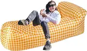 Inflatable Sofa | Air Sofa Chair, Inflatable Lounger, Portable Inflatable Air Chair, Comfortable for Pool and Boat Beach