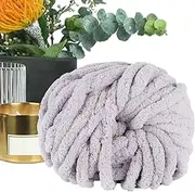 Thick Chenille Yarn, Plush Yarn - Soft Velvet Yarn, Thick Yarn for Knitting, Craft Sewing Supplies for Scarves, Shawls, Sweaters, Hats