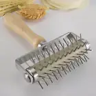 Pizza Dough Docker Stainless Steel Pastry Roller with Spikes for Cake Pastry