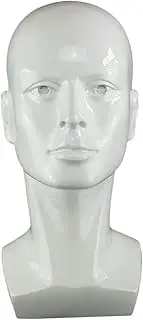 BATHVEVE 1Pc Cosmetology Mannequin Head Display Stand for Wigs Hats Scarves Glasses Masks Professional Model for Hair Styling and Training for Salons and Home