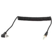 3.5mm to Male PC Flash Sync Cable Screw Lock for Trigger Studio Light `DD