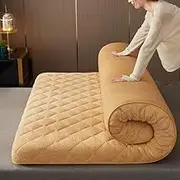 Portable Foldable Mattress, Thick futon Mattress, Full Size Guest Sleeping pad for Student Dormitories, Camping, Yoga, Crawling