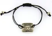 4030886 Believe Bracelet Inspirational Encouragement Pull Tab Macrame Delicat...