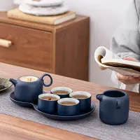 在飛比找樂天市場購物網優惠-茶具套裝家用簡約日式功夫茶具干泡茶盤茶壺茶杯禮盒高檔禮品