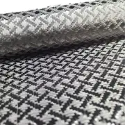 1X 240gsm Carbon cloth 100cm*100cm Carbon Fiber X shape Jacquard Fabric Cloth
