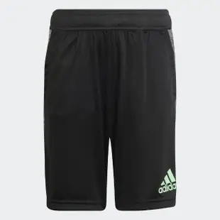 【adidas 愛迪達】AEROREADY 運動短褲(HM4762 兒童運動褲 短褲 吸濕排汗 黑)