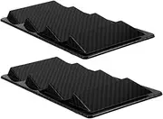 GETAJGHSD 2pcs Hood Air Vents Cover Durable Abs Engine Bonnet Scoop for Vehicles Easy Adhesive Installation Longlasting and Fade Resistant Car Intake Supplies