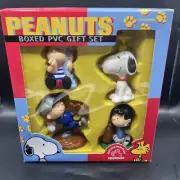 Peanuts Boxed PVC Gift Set Figures 3” Snoopy Charlie Brown Linus Lucy Applause