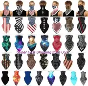 Face Mask Bandana Reusable Covering Neck Gaiter Scarf Neckerchief with Loops Ear