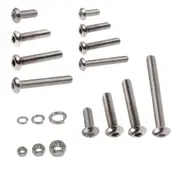 M3 M4 M5 Hex Button Cap Head Socket Screws Bolt Stainless Nuts Washers 1500x